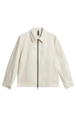 Suits & Tailoring|Blazers<J.Lindeberg Julius Cotton Twill Overshirt Moonbeam