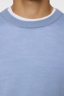 Knitwear|Tops<J.Lindeberg Keane Light Merino Crew Neck RainWashed