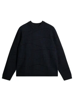 Knitwear|Tops<J.Lindeberg Ken Resonance Jacquard Crew KeyLargo