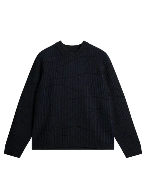 Knitwear|Tops<J.Lindeberg Ken Resonance Jacquard Crew KeyLargo