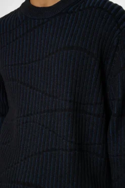 Knitwear|Tops<J.Lindeberg Ken Resonance Jacquard Crew KeyLargo