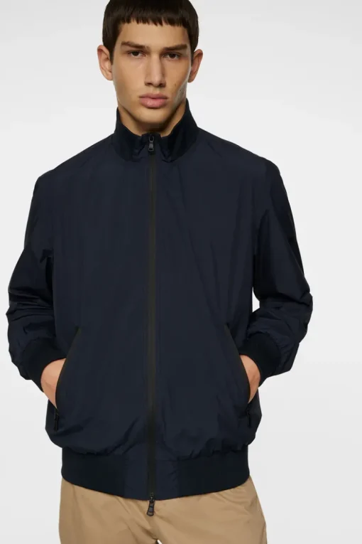 Jackets|Outerwear<J.Lindeberg Kevin 2L Bomber Jacket JLNavy