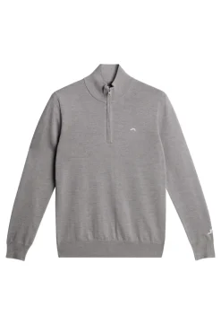 Golf|Knitwear<J.Lindeberg Kian Knitted Sweater GreyMelange