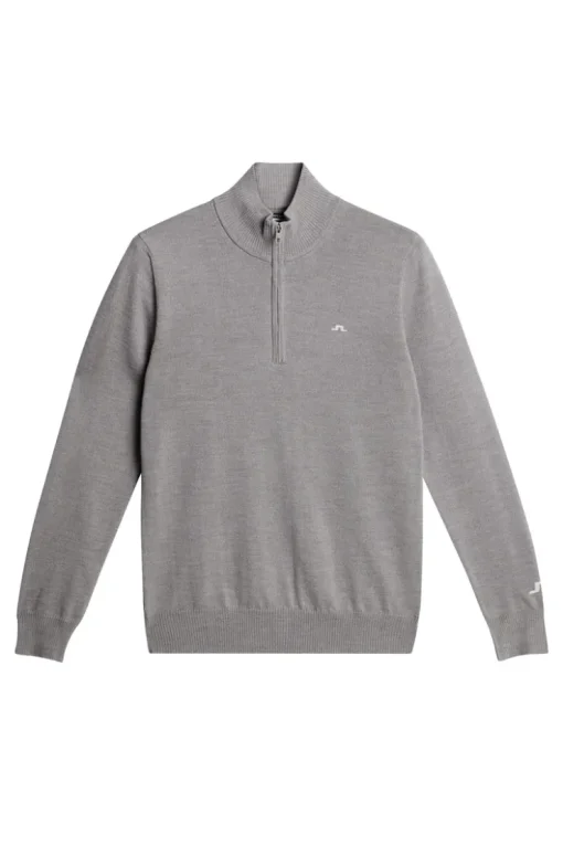 Golf|Knitwear<J.Lindeberg Kian Knitted Sweater GreyMelange