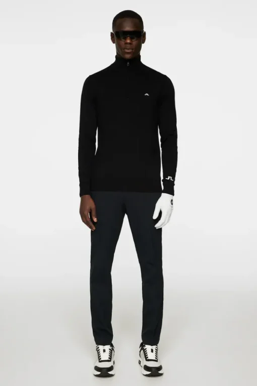 Golf|Knitwear<J.Lindeberg Kian Knitted Sweater Black