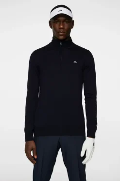 Golf|Knitwear<J.Lindeberg Kian Knitted Sweater JLNavy