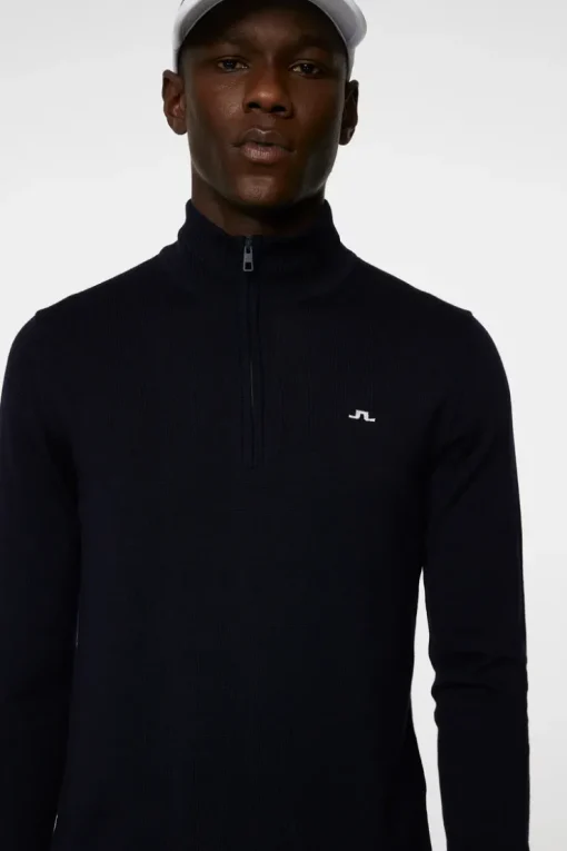 Golf|Knitwear<J.Lindeberg Kian Knitted Sweater JLNavy