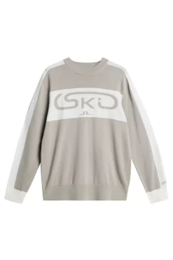 Ski|Knitwear<J.Lindeberg Kirby Knitted Sweater Moonbeam
