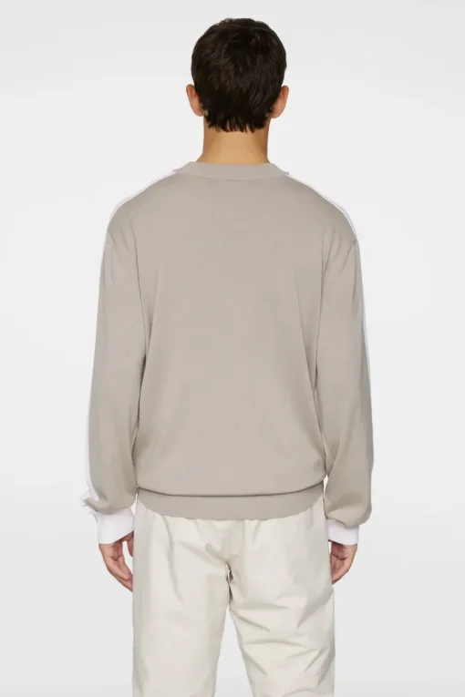 Ski|Knitwear<J.Lindeberg Kirby Knitted Sweater Moonbeam