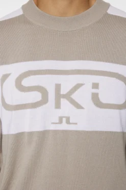 Ski|Knitwear<J.Lindeberg Kirby Knitted Sweater Moonbeam