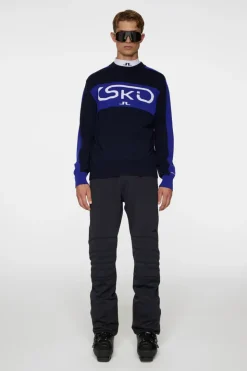 Ski|Knitwear<J.Lindeberg Kirby Knitted Sweater JLNavy