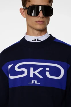 Ski|Knitwear<J.Lindeberg Kirby Knitted Sweater JLNavy