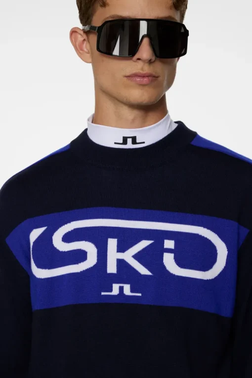 Ski|Knitwear<J.Lindeberg Kirby Knitted Sweater JLNavy