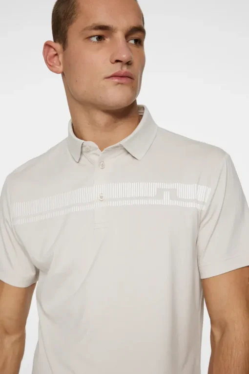 Golf|Polo Shirts<J.Lindeberg Klas Polo Moonbeam