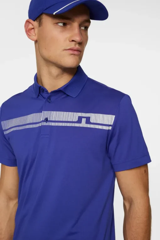 Golf|Polo Shirts<J.Lindeberg Klas Polo ClematisBlue