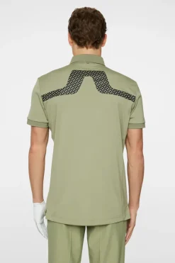 Golf|Polo Shirts<J.Lindeberg KV Print Polo TourGeoOliveS