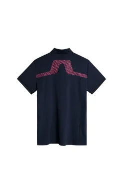 Golf|Polo Shirts<J.Lindeberg KV Print Polo TourGeoNavyS
