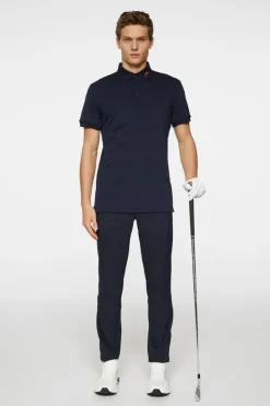 Golf|Polo Shirts<J.Lindeberg KV Print Polo TourGeoNavyS