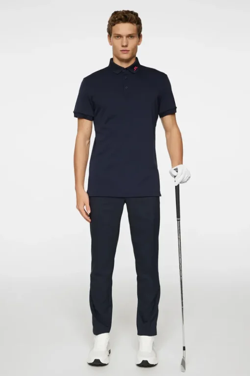 Golf|Polo Shirts<J.Lindeberg KV Print Polo TourGeoNavyS