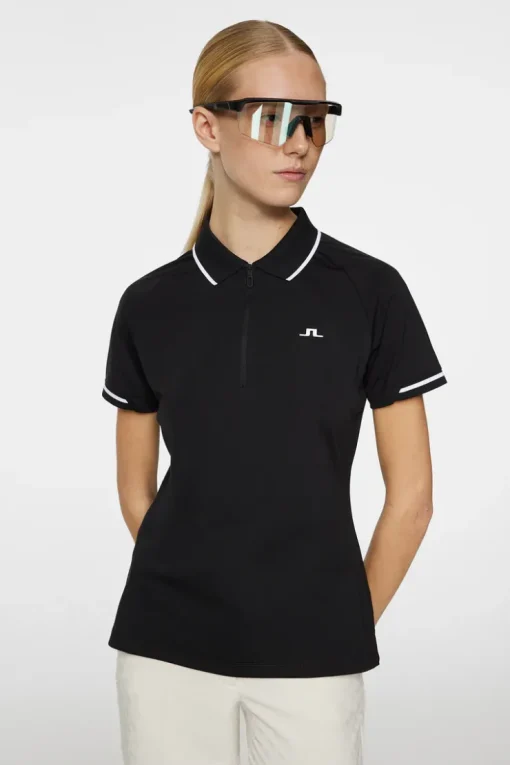 Golf|Tops<J.Lindeberg Lee Polo Black