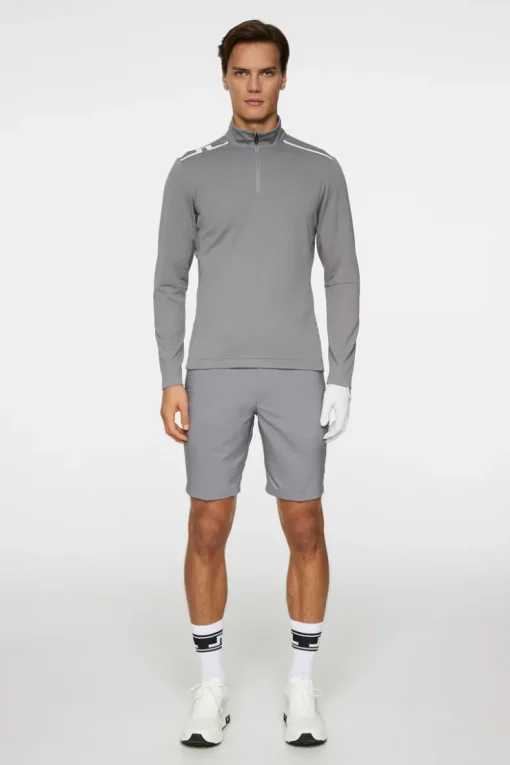 Golf|Base & Mid Layers<J.Lindeberg Leon Quarter Zip Mid Layer NightOwl