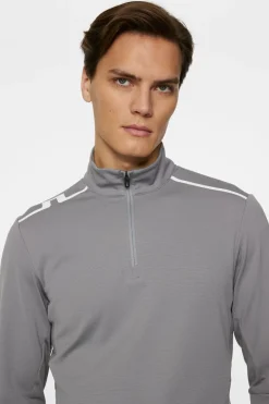 Golf|Base & Mid Layers<J.Lindeberg Leon Quarter Zip Mid Layer NightOwl