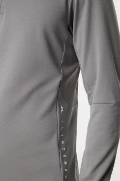 Golf|Base & Mid Layers<J.Lindeberg Leon Quarter Zip Mid Layer NightOwl