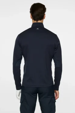 Golf|Base & Mid Layers<J.Lindeberg Leon Quarter Zip Mid Layer JLNavy