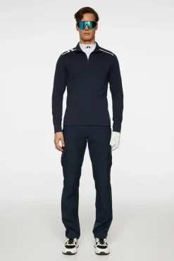 Golf|Base & Mid Layers<J.Lindeberg Leon Quarter Zip Mid Layer JLNavy