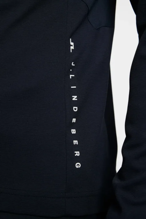 Golf|Base & Mid Layers<J.Lindeberg Leon Quarter Zip Mid Layer JLNavy