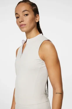 Golf|Tanks<J.Lindeberg Leya Sleeveless Top Moonbeam