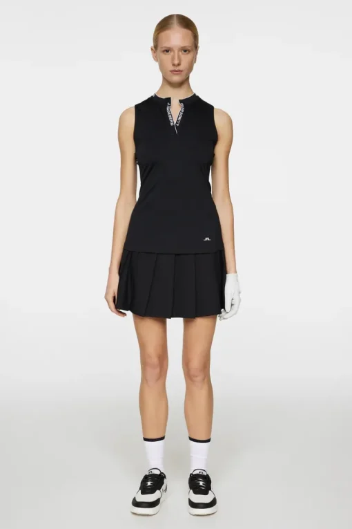 Golf|Tanks<J.Lindeberg Leya Sleeveless Top Black