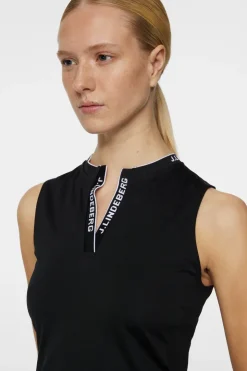 Golf|Tanks<J.Lindeberg Leya Sleeveless Top Black