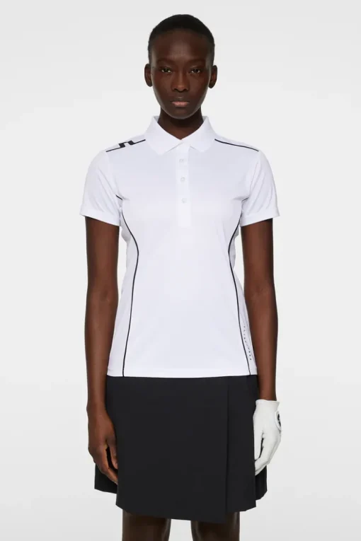 Golf|Tops<J.Lindeberg Leyla Polo White