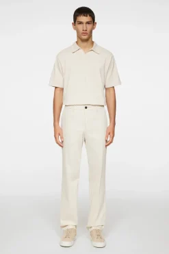 Trousers|Bottoms<J.Lindeberg Lois T Cotton Twill Pant Moonbeam