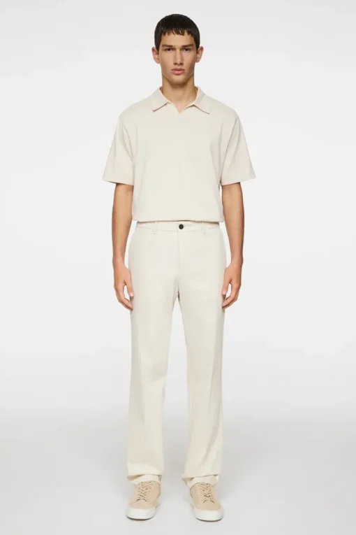 Trousers|Bottoms<J.Lindeberg Lois T Cotton Twill Pant Moonbeam