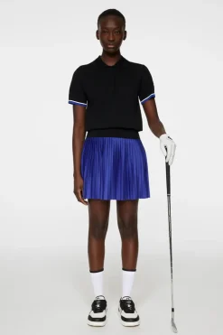 Golf|Knitwear<J.Lindeberg Lomi Knitted Polo Shirt Black