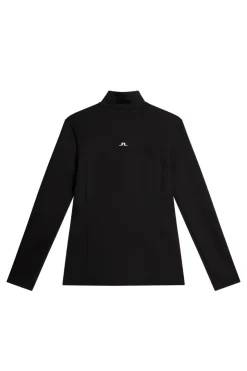 Golf|Base & Mid Layers<J.Lindeberg Lorelei Quarter Zip Mid Layer Black
