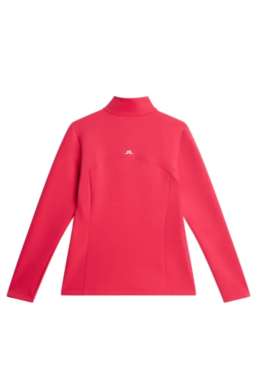 Golf|Base & Mid Layers<J.Lindeberg Lorelei Quarter Zip Mid Layer Azalea