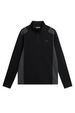 Golf|Ski<J.Lindeberg Lukas Quarter Zip Mid Layer Black