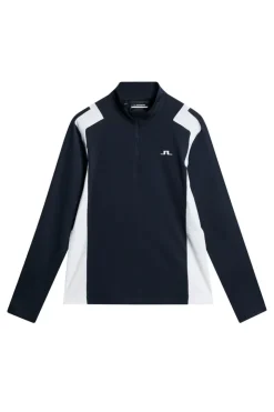 Ski|Tops<J.Lindeberg Lukas Quarter Zip Mid Layer JLNavy