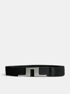 Golf|Golf Belts<J.Lindeberg Lykke Braided Belt Black