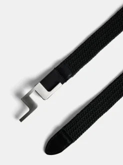 Golf|Golf Belts<J.Lindeberg Lykke Braided Belt Black