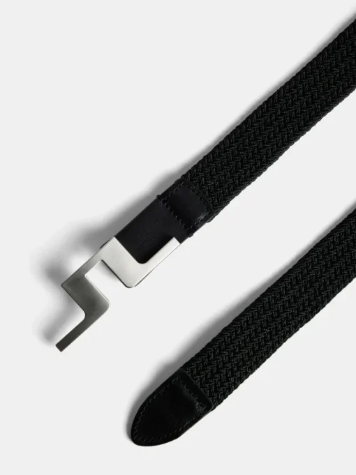 Golf|Golf Belts<J.Lindeberg Lykke Braided Belt Black