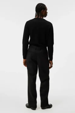 Tops|Knitwear<J.Lindeberg Lymann Merino V-neck Sweater Black