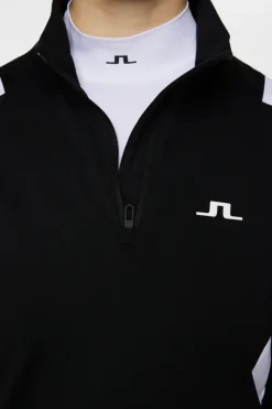 Golf|Base & Mid Layers<J.Lindeberg Mae Quarter Zip Mid Layer Black
