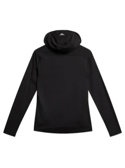 Golf|Base & Mid Layers<J.Lindeberg Mario Quarter Zip Hood Black