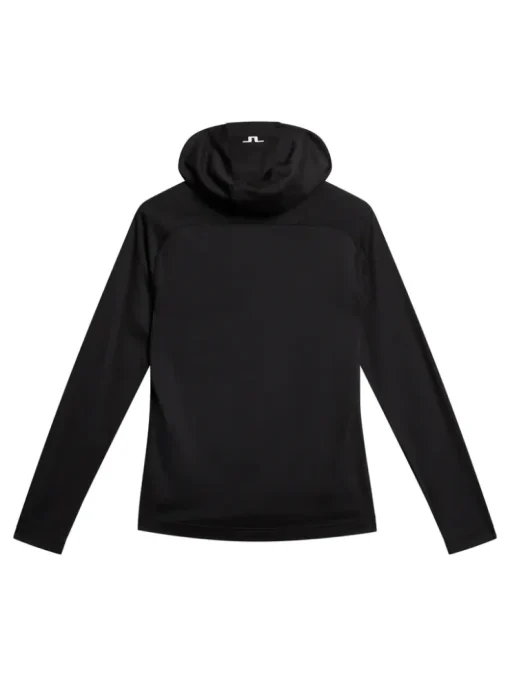 Golf|Base & Mid Layers<J.Lindeberg Mario Quarter Zip Hood Black