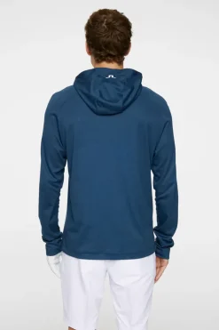 Golf|Base & Mid Layers<J.Lindeberg Mario Quarter Zip Hood KeyLargo