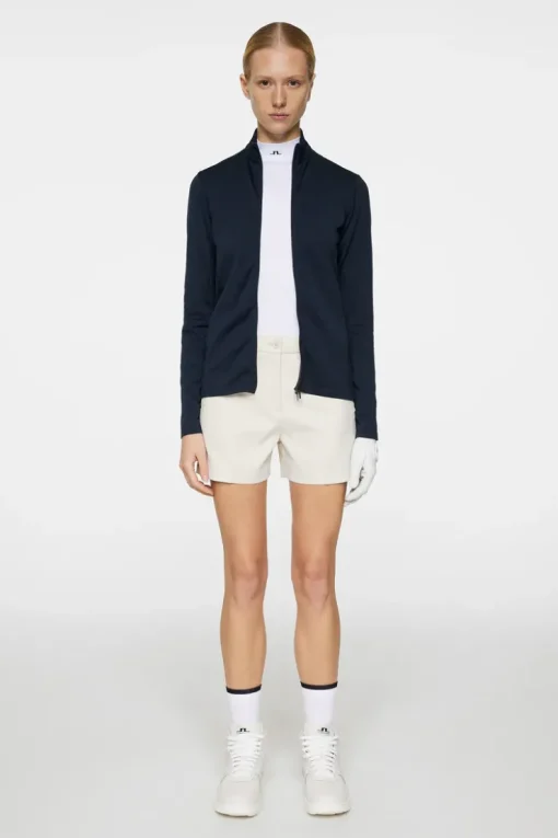 Golf|Base & Mid Layers<J.Lindeberg Nancy Seamless Mid Layer JLNavy